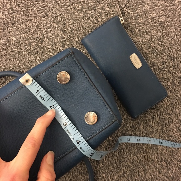 🎄MK 2 Piece Set! Bag + Wallet —blue Kellen!! - Picture 4 of 8